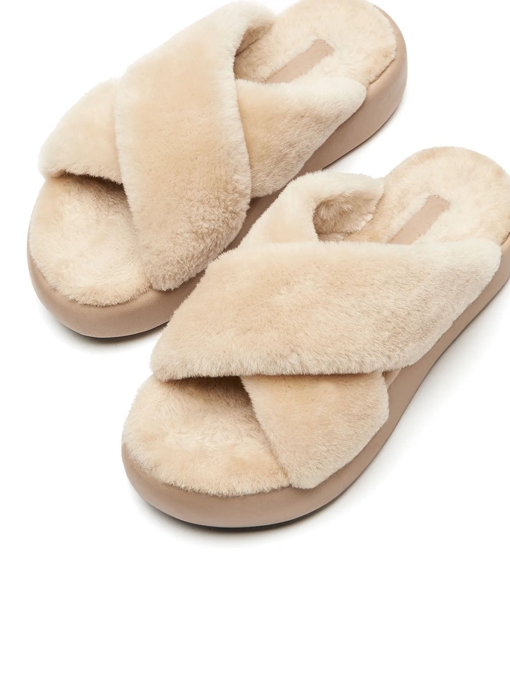 La Canadienne Greta Shearling Slide - Picture 3 of 9